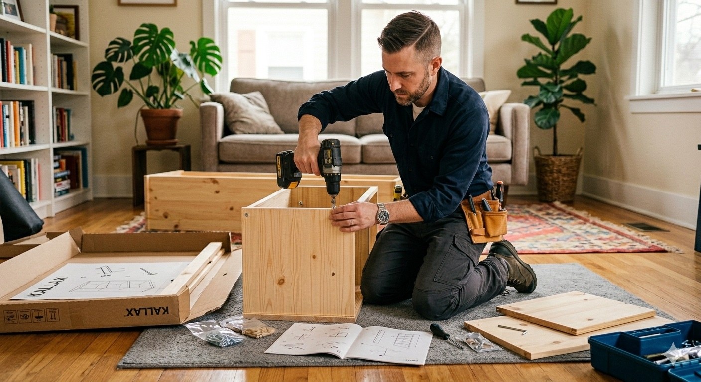 Professional furniture assembly service Dallas TX - EZ TV Mounting